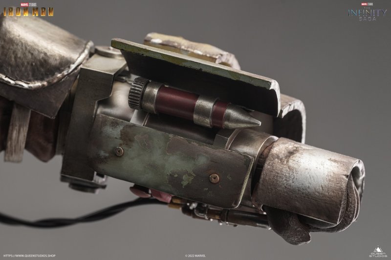 Queen Studios《鋼鐵人》鋼鐵人馬克1(Iron Man Mark 1)1/4 比例全身雕像 細緻工藝逼真再現鋼鐵人原點!