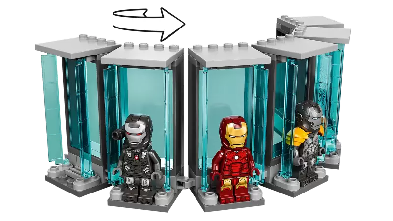 LEGO 76216 MARVEL「鋼鐵人格納庫」（Iron Man Armoury）鞭狂馬克2 