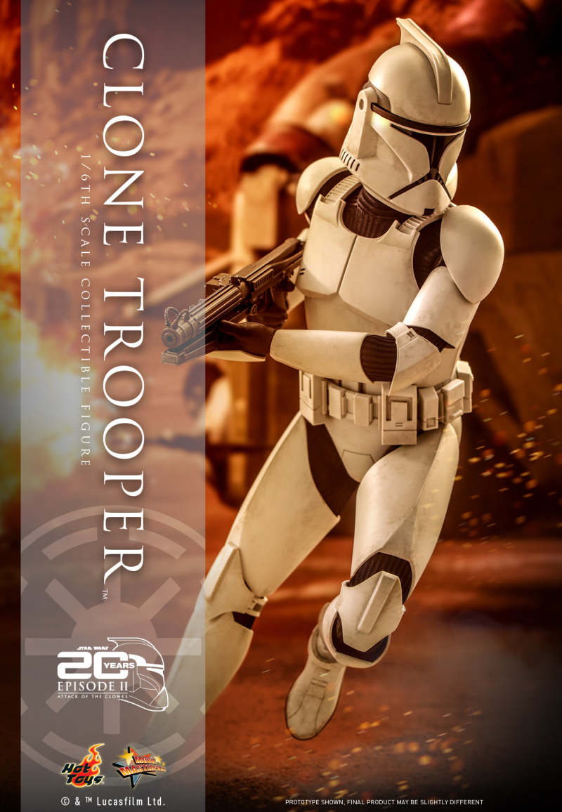 徵兵時間到！Hot Toys《星際大戰二部曲：複製人全面進攻》複製人士兵（Clone Trooper）1/6 比例收藏級人偶