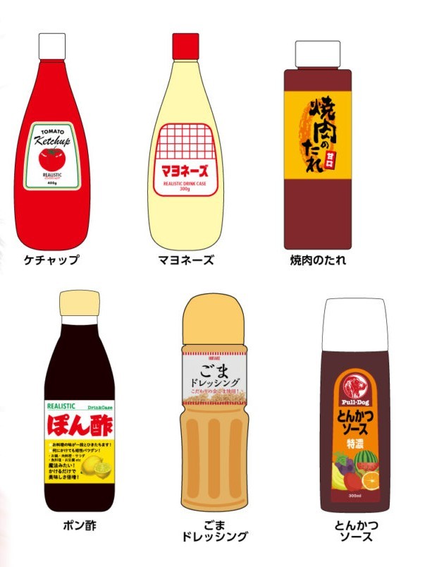 黃組「你在喝那個？！PET保特瓶套」轉蛋 美乃滋、番茄醬都直接拿起來喝！