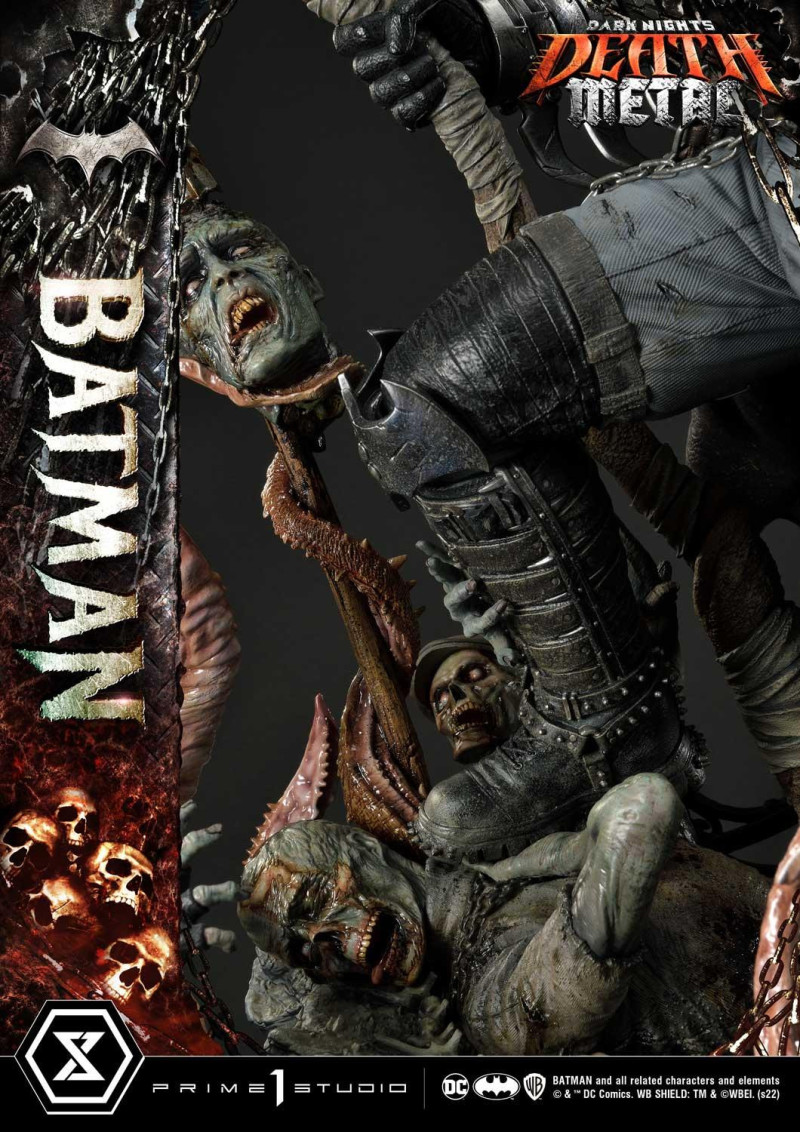 Prime 1 Studio《Dark Nights: Death Metal》蝙蝠俠 1/3 比例全身雕像 普通版/DX特典版