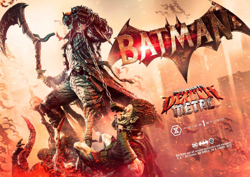 Prime 1 Studio《Dark Nights: Death Metal》蝙蝠俠 1/3 比例全身雕像 普通版/DX特典版