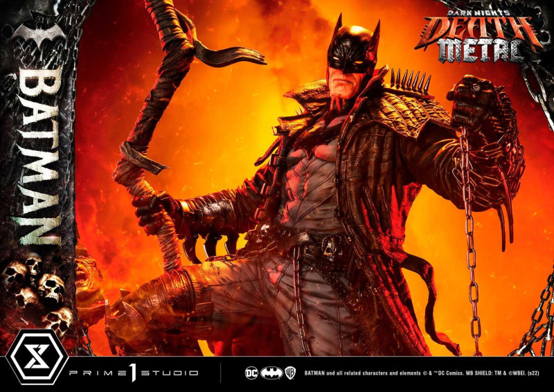 Prime 1 Studio《Dark Nights: Death Metal》蝙蝠俠 1/3 比例全身雕像 普通版/DX特典版