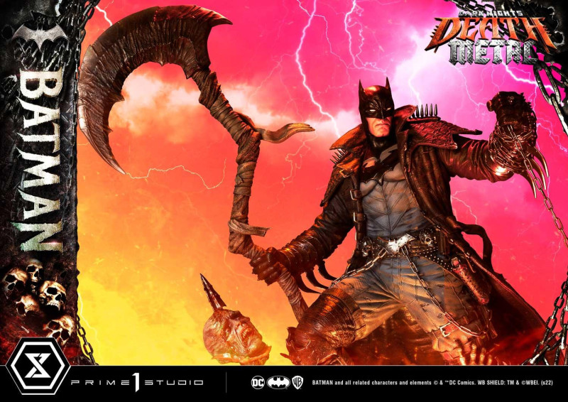 Prime 1 Studio《Dark Nights: Death Metal》蝙蝠俠 1/3 比例全身雕像 普通版/DX特典版