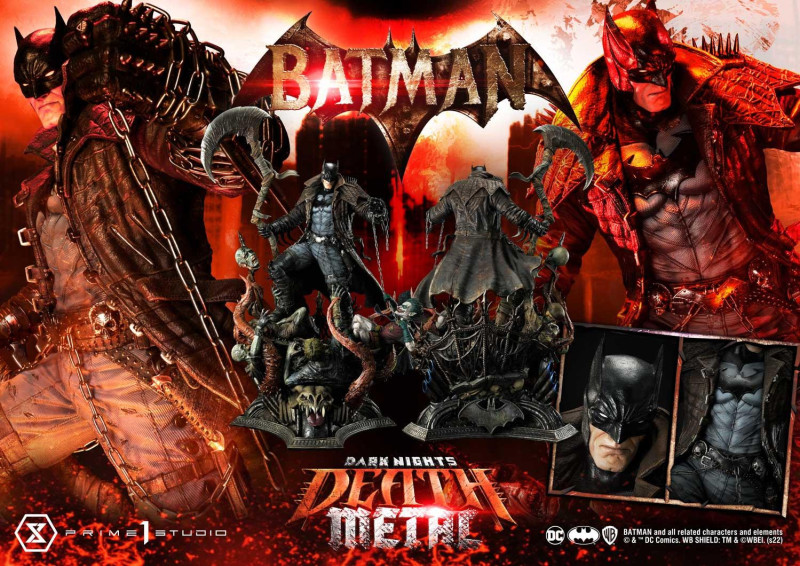 Prime 1 Studio《Dark Nights: Death Metal》蝙蝠俠 1/3 比例全身雕像 普通版/DX特典版