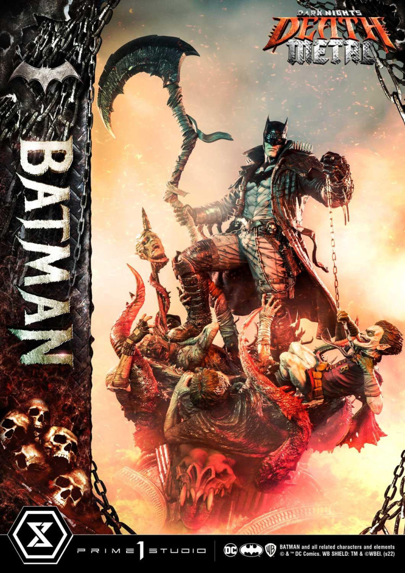 Prime 1 Studio《Dark Nights: Death Metal》蝙蝠俠 1/3 比例全身雕像 普通版/DX特典版