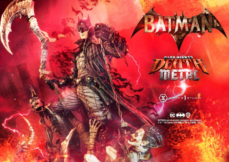Prime 1 Studio《Dark Nights: Death Metal》蝙蝠俠 1/3 比例全身雕像 普通版/DX特典版