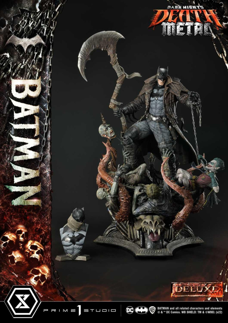 Prime 1 Studio《Dark Nights: Death Metal》蝙蝠俠 1/3 比例全身雕像 普通版/DX特典版