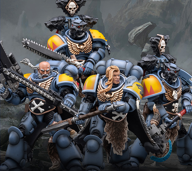 帝皇的劊子手與懲罰工具！JOYTOY 1/18 《戰鎚40000》太空野狼利爪小隊