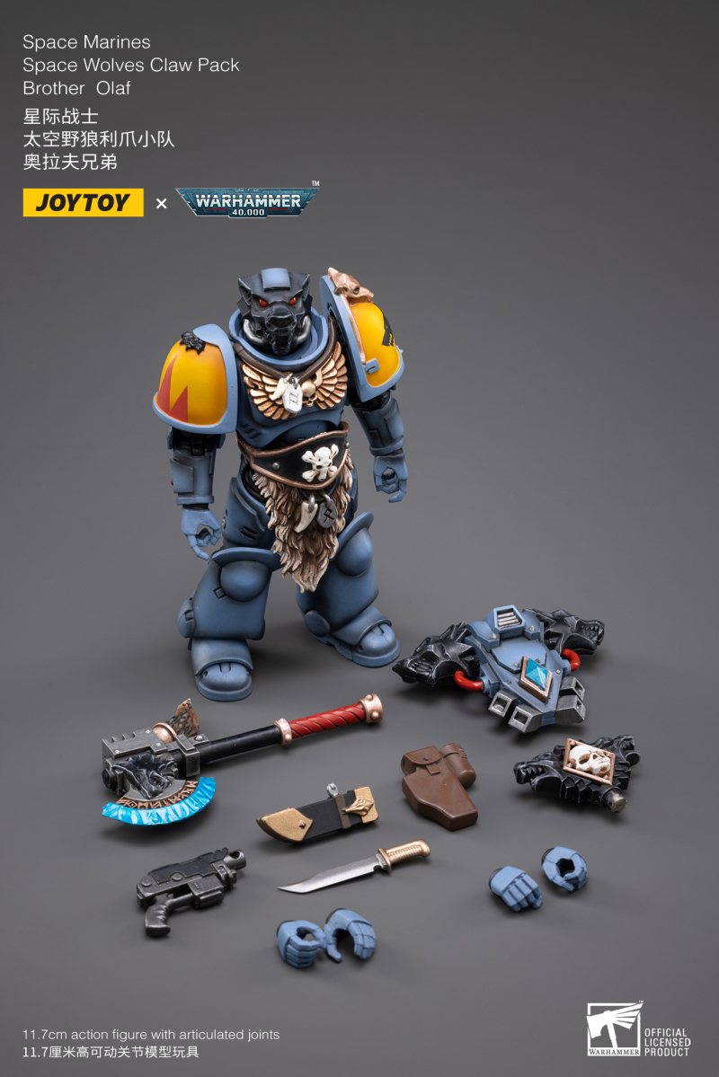 帝皇的劊子手與懲罰工具！JOYTOY 1/18 《戰鎚40000》太空野狼利爪小隊