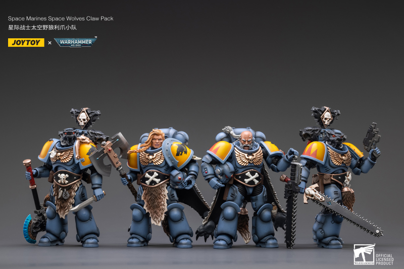 帝皇的劊子手與懲罰工具！JOYTOY 1/18 《戰鎚40000》太空野狼利爪小隊