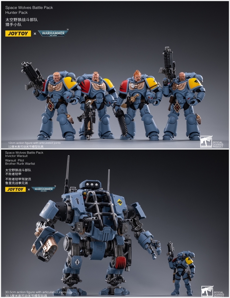 帝皇的劊子手與懲罰工具！JOYTOY 1/18 《戰鎚40000》太空野狼利爪小隊