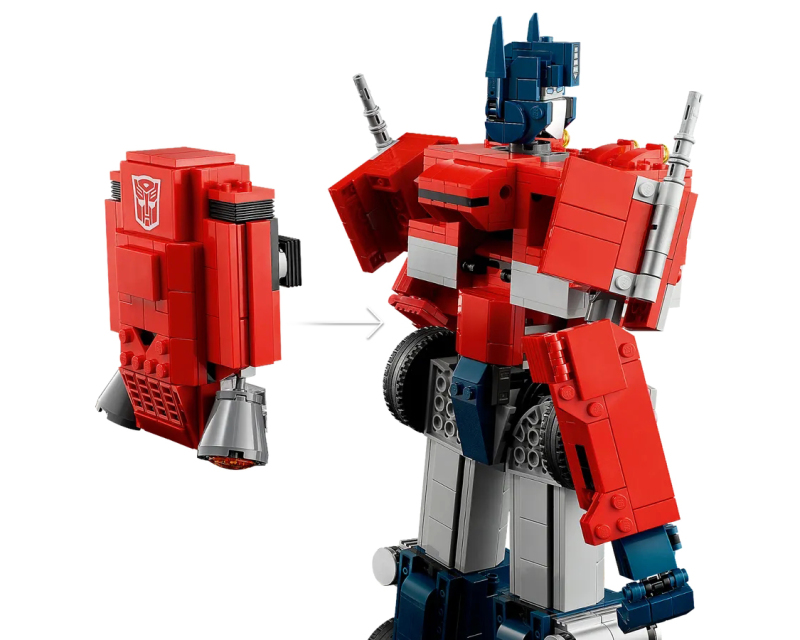 LEGO 10302《變形金剛》柯博文（Optimus Prime）曝光 人車模式完全變形可能！