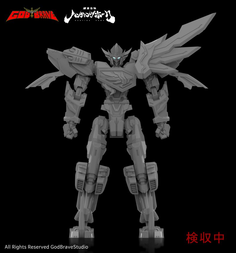 GOD BRAVE STUDIO 原創變形合體機器人『捕食合體 HUNTING HAWK』完全變形 GK 套件預計今冬發售！