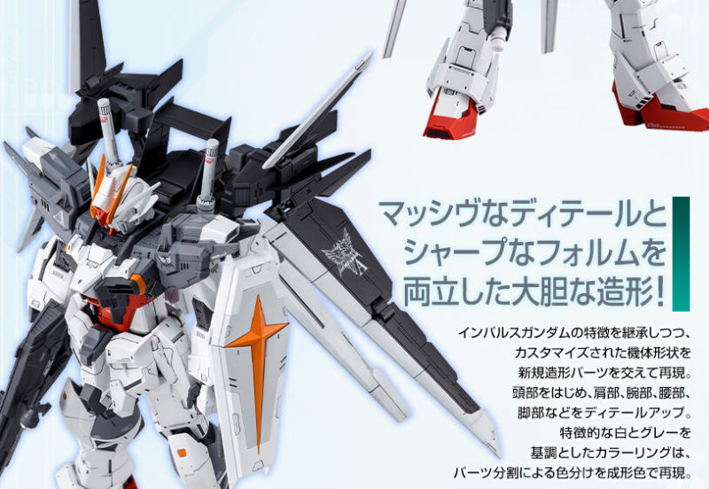 空戰特化高機動機體『MG 1/100 鋼彈創鬥者潛網大戰外傳 Ex脈衝鋼彈』預計 08 月發售！