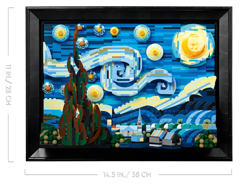 LEGO 21333 Ideas 系列「文森·梵谷 - 星夜」Vincent van Gogh - The Starry Night