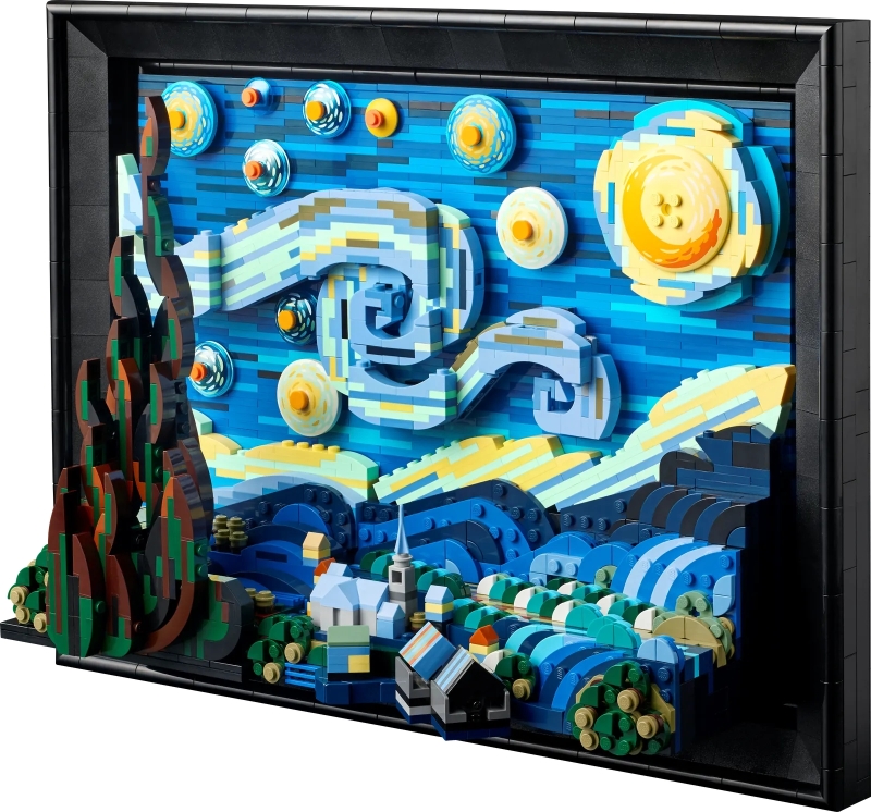 LEGO 21333 Ideas 系列「文森·梵谷 - 星夜」Vincent van Gogh - The Starry Night