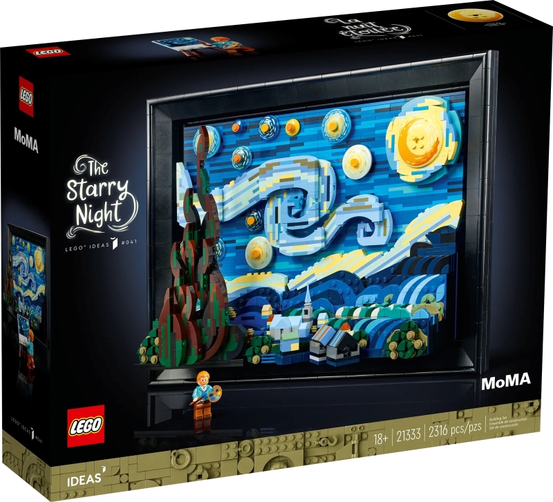 LEGO 21333 Ideas 系列「文森·梵谷 - 星夜」Vincent van Gogh - The Starry Night