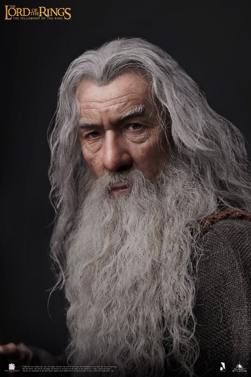 Queen Studios INART《魔戒》甘道夫（Gandalf）1/6 比例收藏級人偶 傳神再現灰袍聖徒面容！