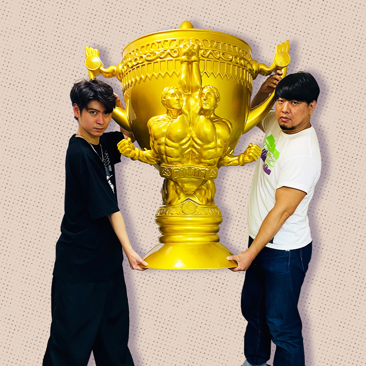 IRON FACTORY「金肉人 錦標賽之山冠軍獎杯」1/1等比例再現 全高130公分、價值110萬日圓!