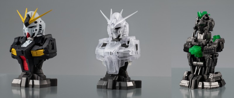 萬代 GASHAPON 轉蛋新系列『鋼彈機械胸像』曝光 首款商品將推出 ν 鋼彈!