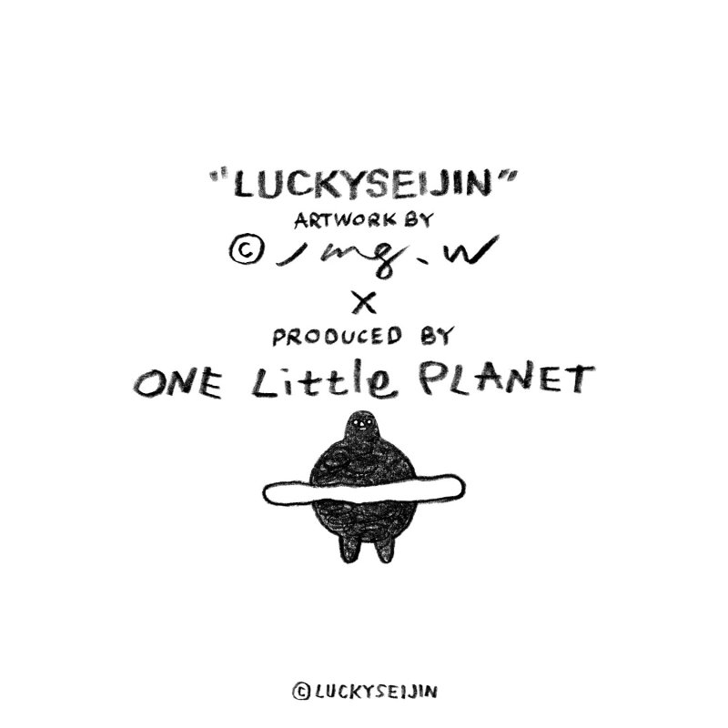 Jing D Wang「幸運星人 喬納斯」(LUCKYSEIJIN JONAS)立體雕塑 即將於 TTF 登陸地球!