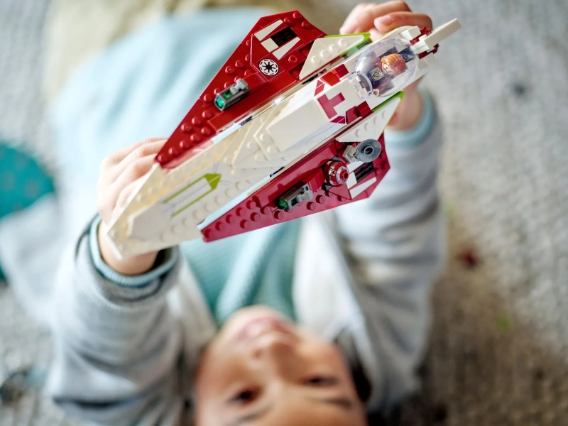 LEGO 75333《星際大戰二部曲：複製人全面進攻》歐比王·肯諾比的絕地星際戰機（Obi-Wan Kenobi’s Jedi Starfighter）