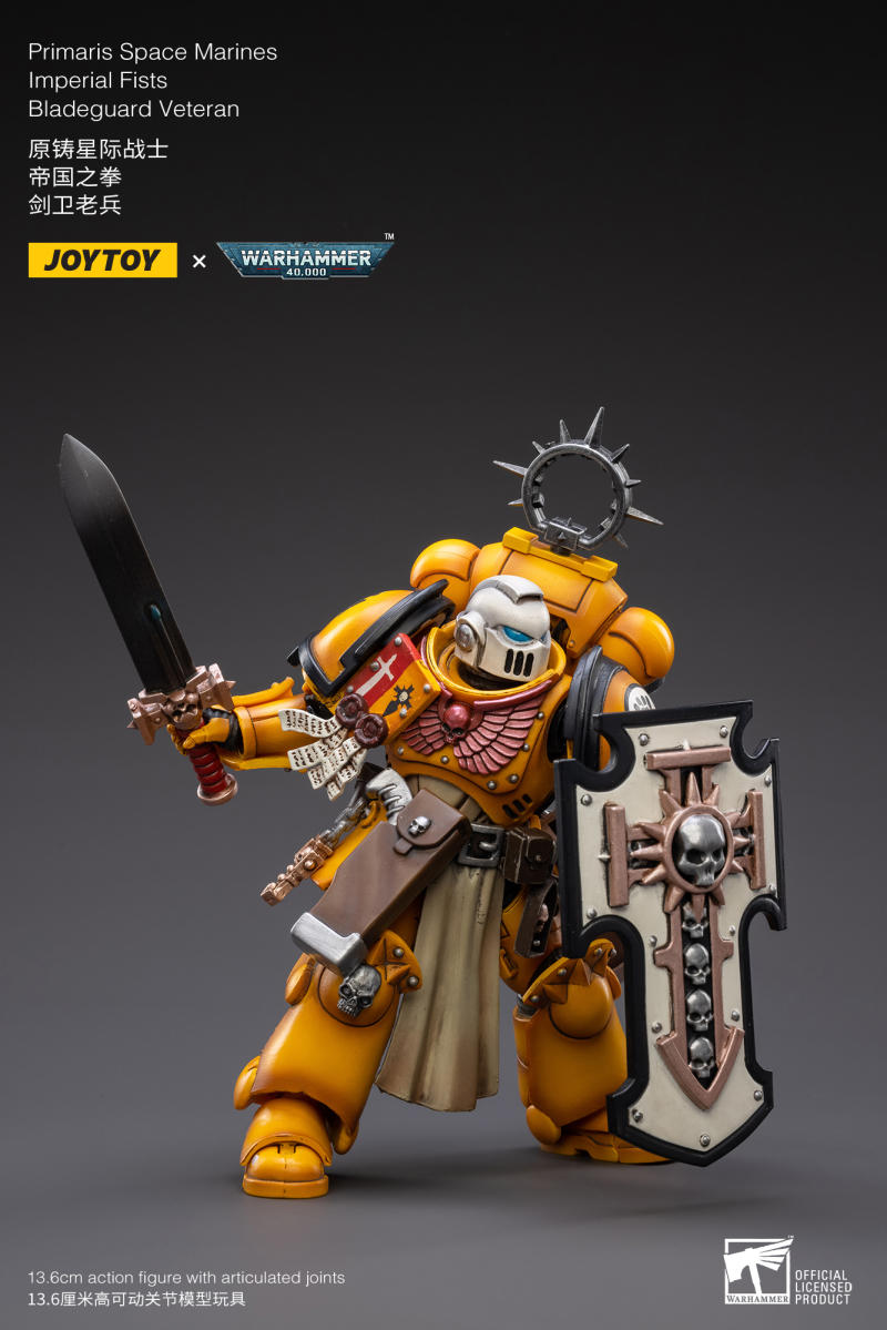 JOYTOY 1/18 《戰鎚40000》四團劍衛老兵登場，黑色聖殿現身加入戰局！