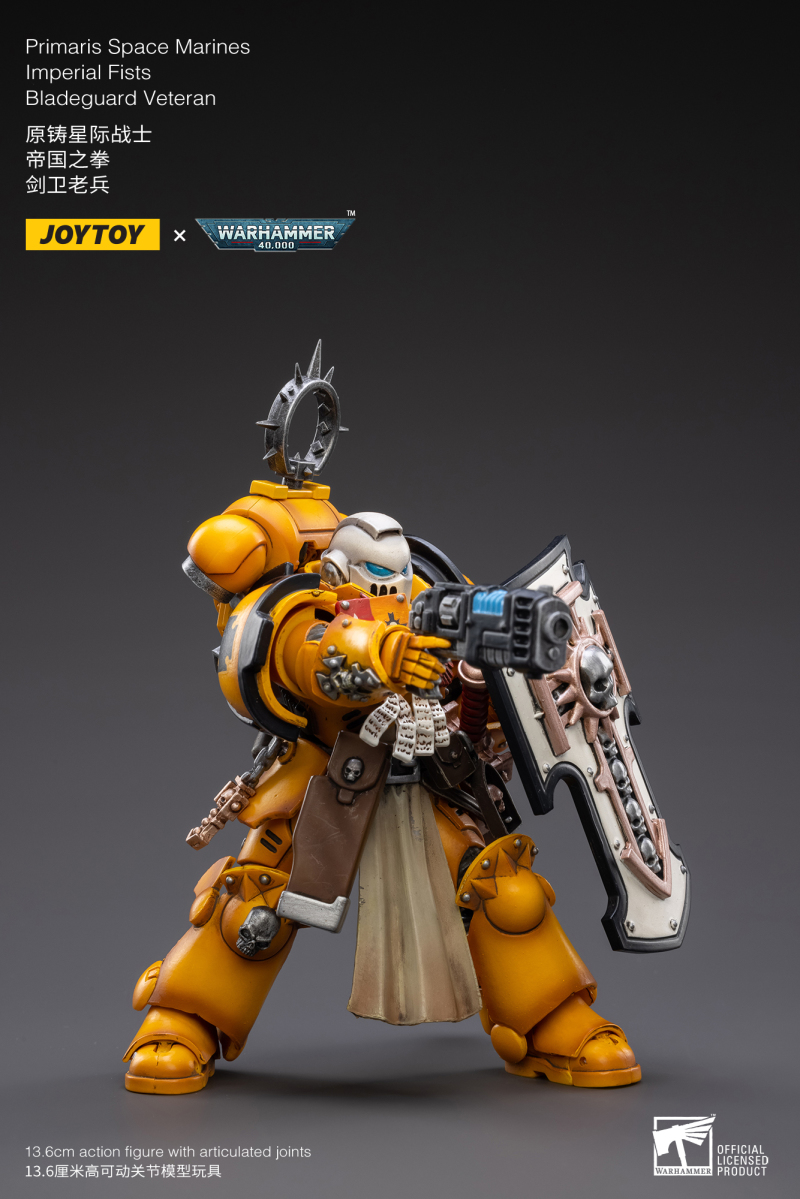 JOYTOY 1/18 《戰鎚40000》四團劍衛老兵登場，黑色聖殿現身加入戰局！