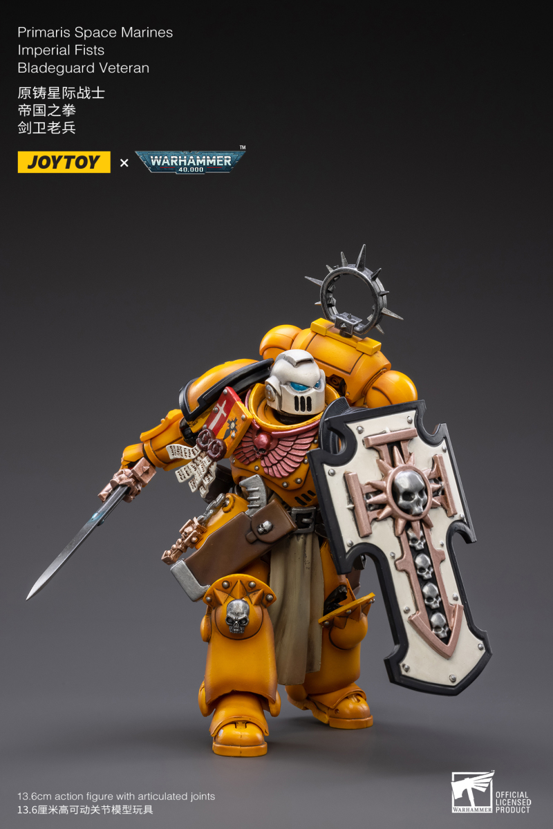 JOYTOY 1/18 《戰鎚40000》四團劍衛老兵登場，黑色聖殿現身加入戰局！