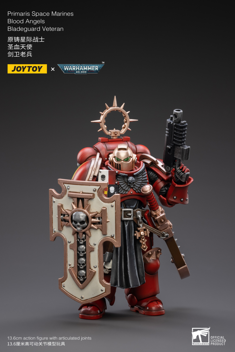 JOYTOY 1/18 《戰鎚40000》四團劍衛老兵登場，黑色聖殿現身加入戰局！