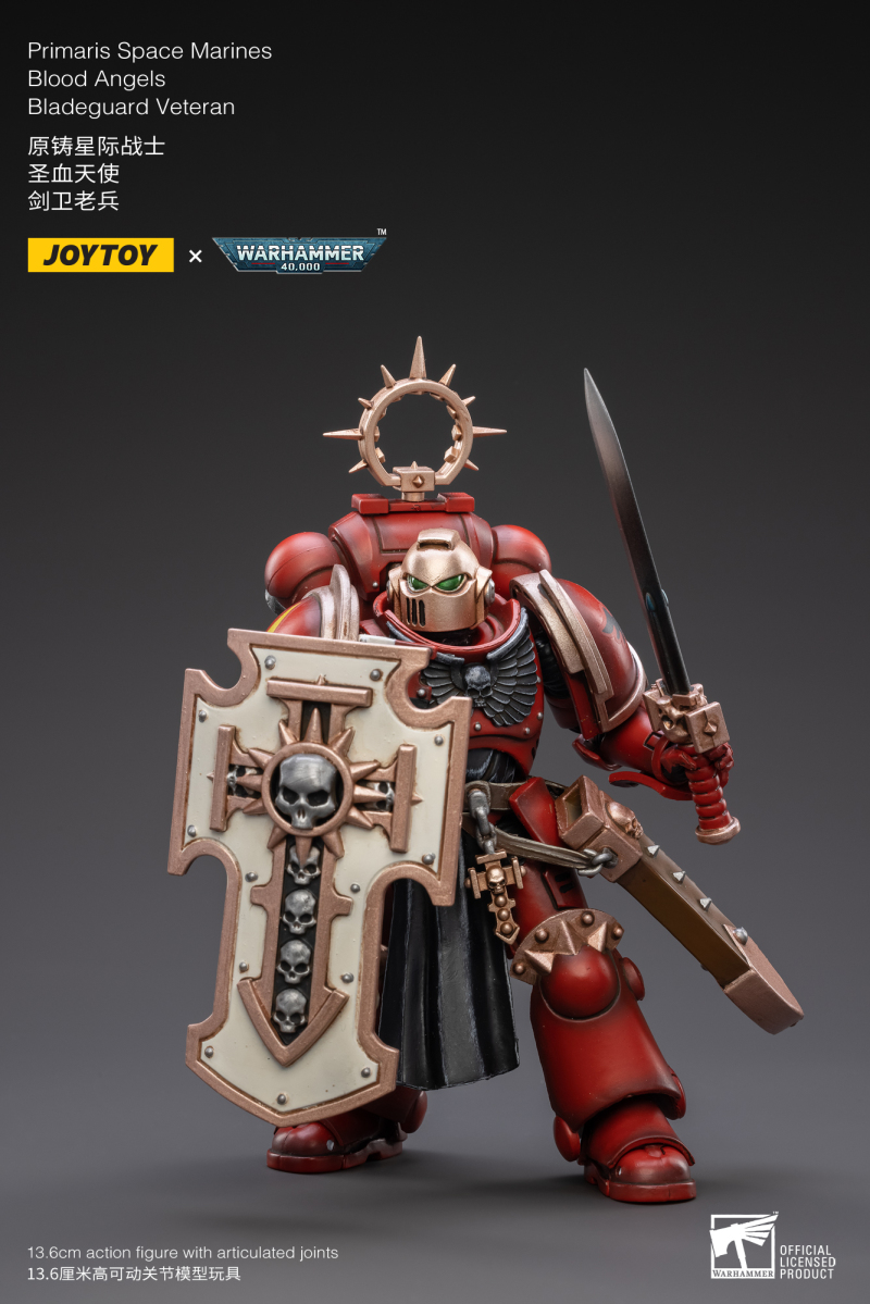 JOYTOY 1/18 《戰鎚40000》四團劍衛老兵登場，黑色聖殿現身加入戰局！