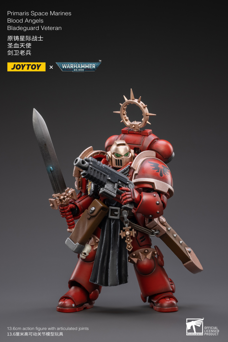 JOYTOY 1/18 《戰鎚40000》四團劍衛老兵登場，黑色聖殿現身加入戰局！
