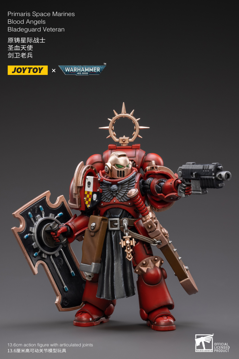 JOYTOY 1/18 《戰鎚40000》四團劍衛老兵登場，黑色聖殿現身加入戰局！