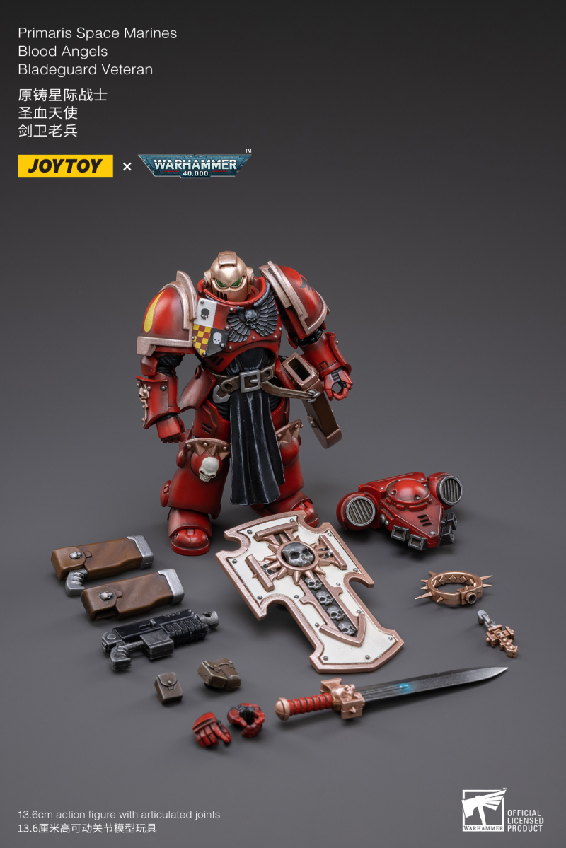JOYTOY 1/18 《戰鎚40000》四團劍衛老兵登場，黑色聖殿現身加入戰局！