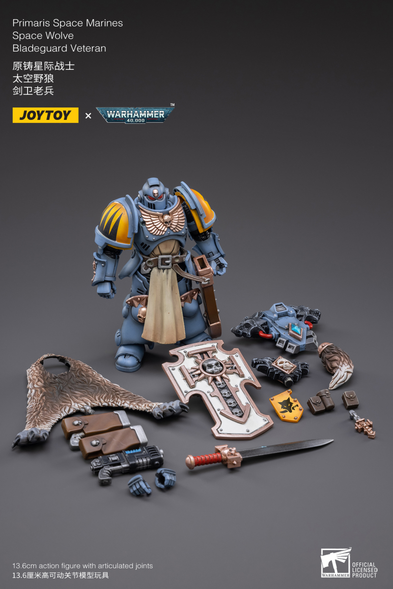JOYTOY 1/18 《戰鎚40000》四團劍衛老兵登場，黑色聖殿現身加入戰局！
