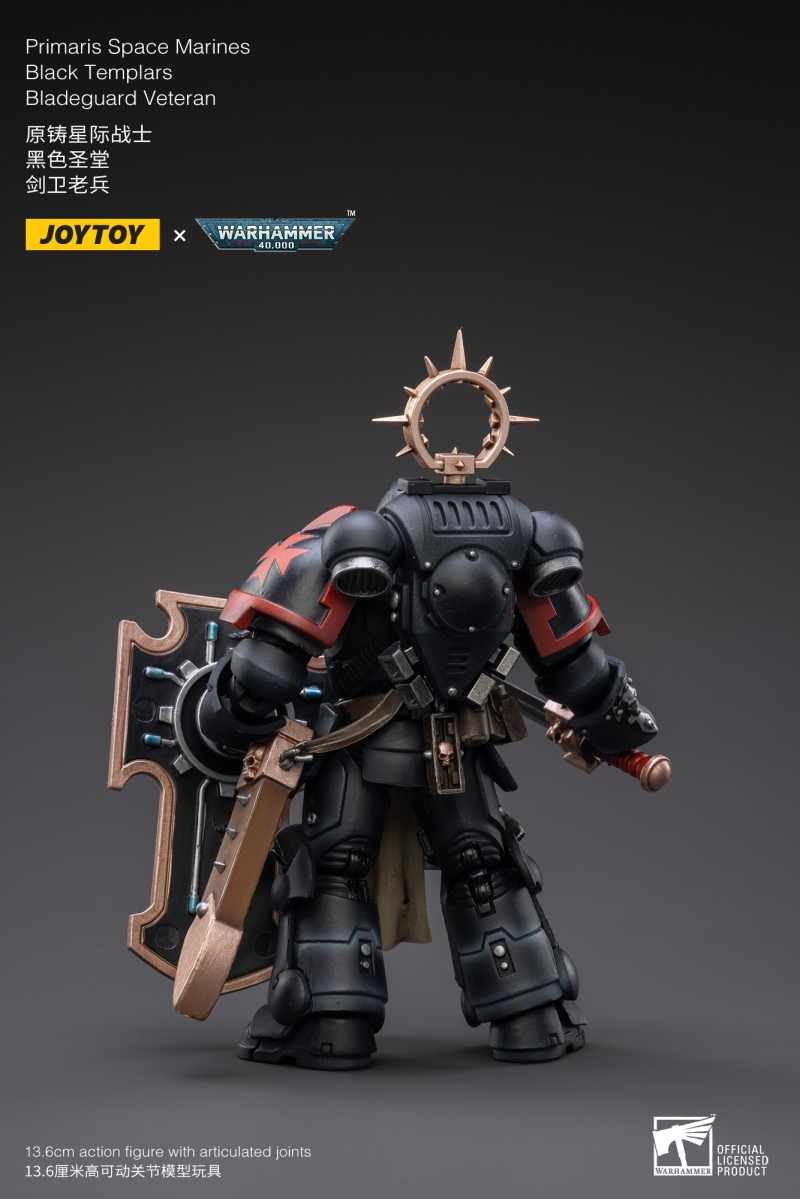 JOYTOY 1/18 《戰鎚40000》四團劍衛老兵登場，黑色聖殿現身加入戰局！