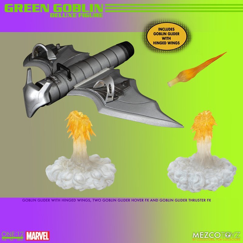ONE:12 COLLECTIVE MARVEL「綠惡魔 - 豪華版」1/12 比例可動人偶（Green Goblin - Deluxe Edition）