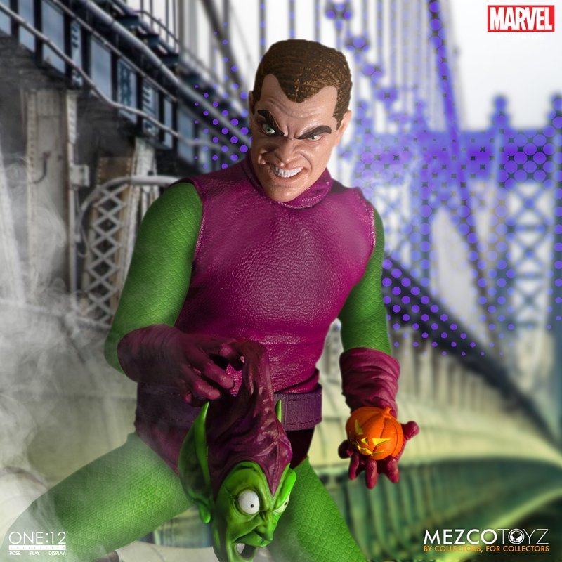 ONE:12 COLLECTIVE MARVEL「綠惡魔 - 豪華版」1/12 比例可動人偶（Green Goblin - Deluxe Edition）