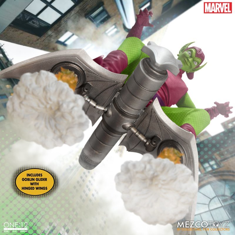 ONE:12 COLLECTIVE MARVEL「綠惡魔 - 豪華版」1/12 比例可動人偶（Green Goblin - Deluxe Edition）