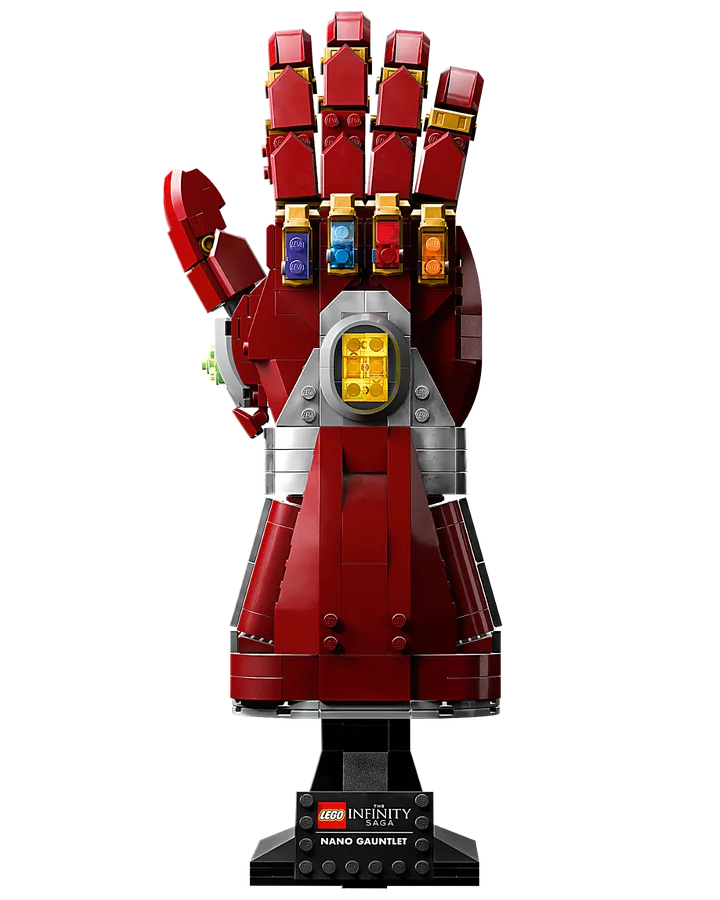 LEGO 76223《無限傳說》奈米手套（Nano Gauntlet）可重現經典的「彈指」造型！