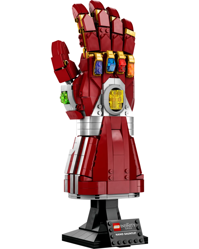 LEGO 76223《無限傳說》奈米手套（Nano Gauntlet）可重現經典的「彈指」造型！