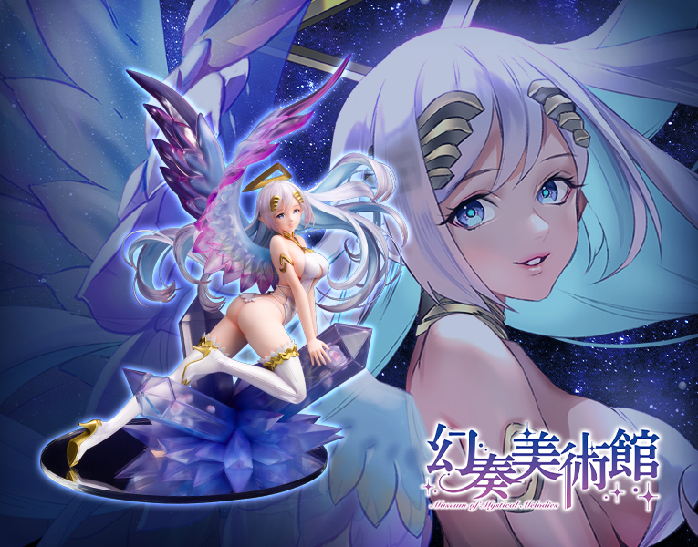 由碧風羽設計角色！壽屋原創新系列『幻奏美術館 Verse01 水晶天使ARIA 1/7比例模型』預計 12 月發售