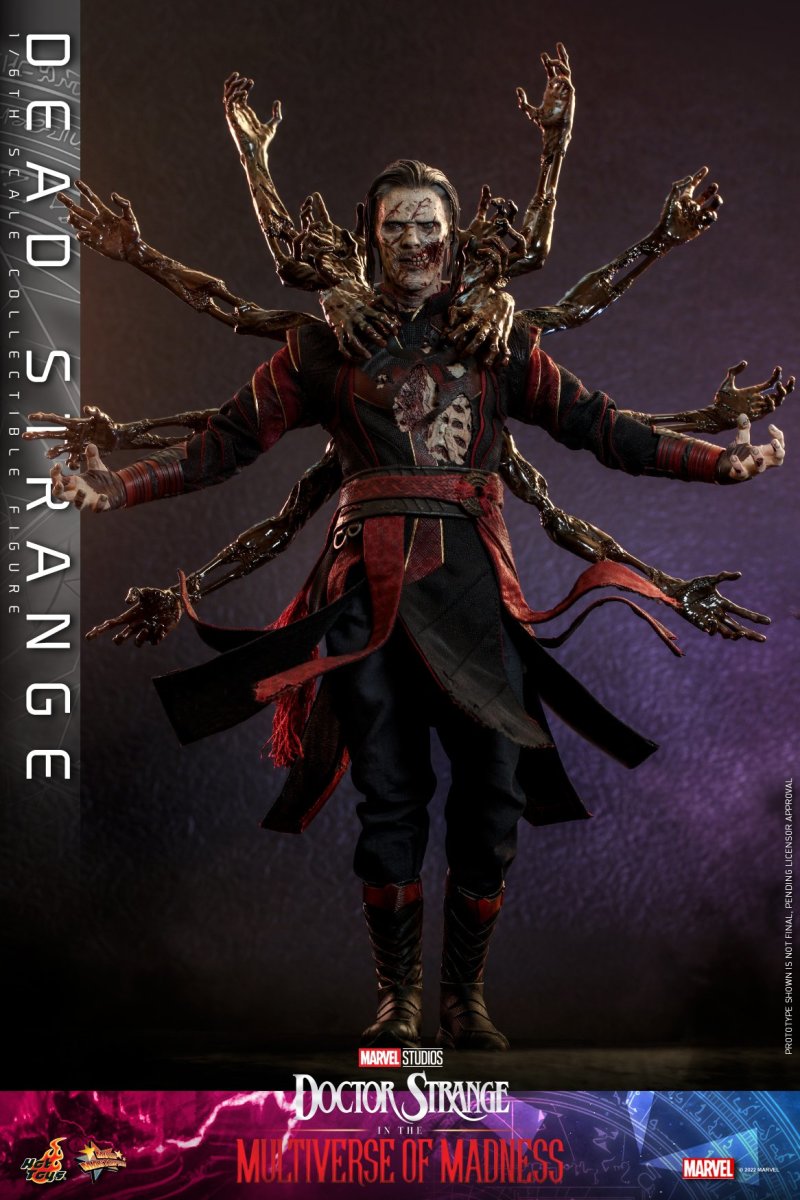 Hot Toys《奇異博士2:失控多重宇宙》奇異博士屍體(Dead Strange)1/6 比例收藏級人偶 邪氣逼人的驚悚造型!