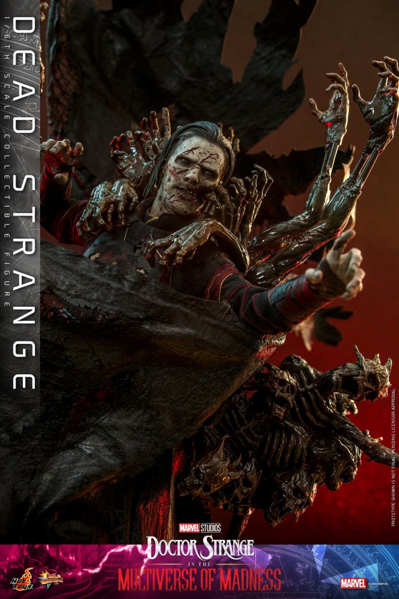 Hot Toys《奇異博士2:失控多重宇宙》奇異博士屍體(Dead Strange)1/6 比例收藏級人偶 邪氣逼人的驚悚造型!