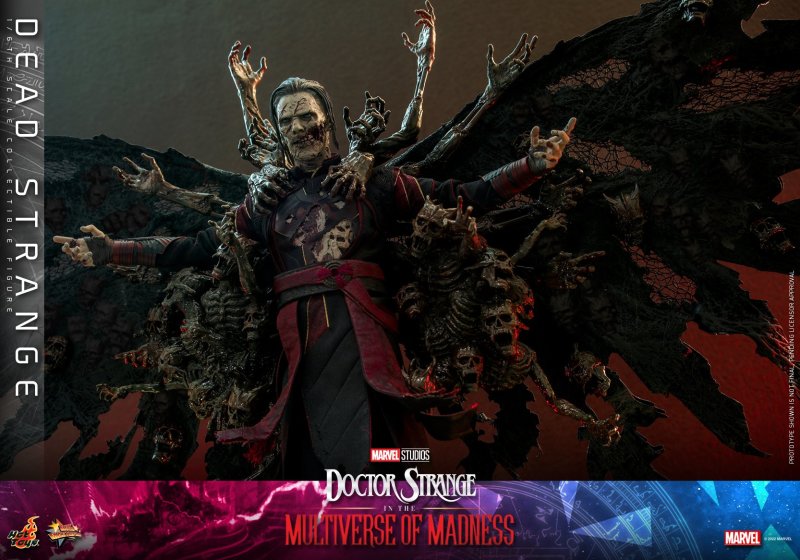 Hot Toys《奇異博士2:失控多重宇宙》奇異博士屍體(Dead Strange)1/6 比例收藏級人偶 邪氣逼人的驚悚造型!