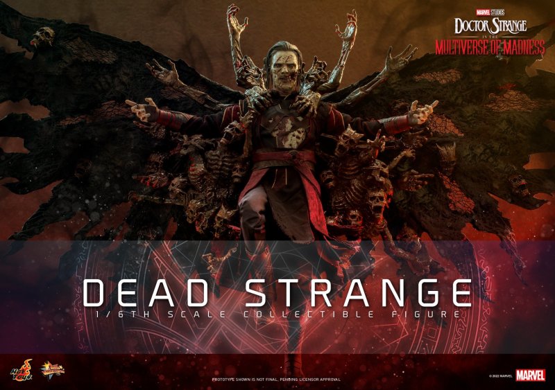 Hot Toys《奇異博士2：失控多重宇宙》奇異博士屍體（Dead Strange）1/6 比例收藏級人偶 邪氣逼人的驚悚造型！