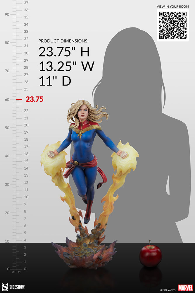 Sideshow Premium Format Figure 系列 MARVEL「驚奇隊長」（Captain Marvel）全身雕像