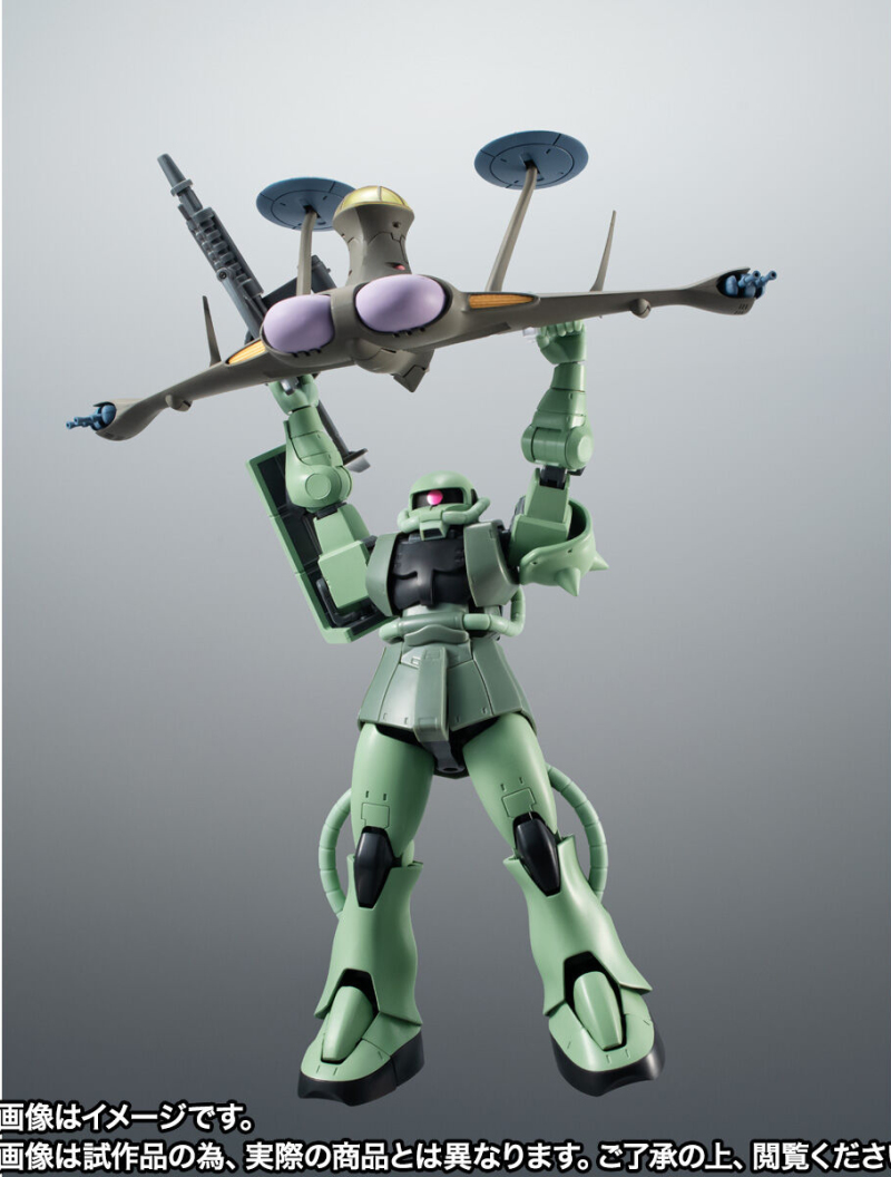 再現《機動戰士鋼彈》經典名場景『 ROBOT魂 薩克ll＆吉翁公國軍偵察機套組 ver. A.N.I.M.E.』預計 11 月發售！