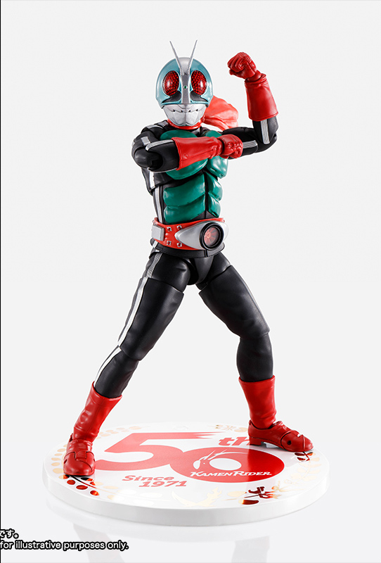 TAMASHII NATIONS 東京直營店限定『S.H.Figuarts 真骨彫製法 假面騎士新2號 50th Anniversary Ver.』本月 21 日發售！